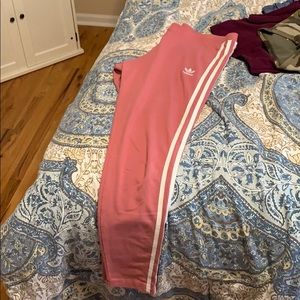 Lightly Used Pink Adidas Leggings